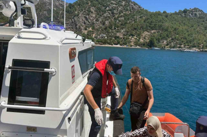Marmaris’te karada 21 düzensiz göçmen yakalandı