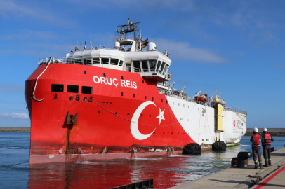 Oruç Reis Sismik Araştırma Gemisi, Filyos Limanı'na demirledi
