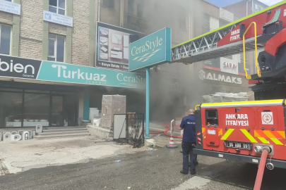 Ankara'da korkutan yangın!