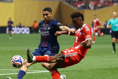 Olaylı maçta PSG yarı finale yükseldi