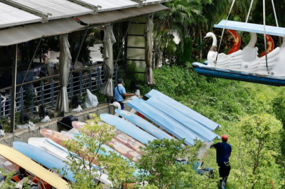Tayvan'da tayfun alarmı: 2 bin 853 kişi tahliye edildi, 28 kişi yaralı