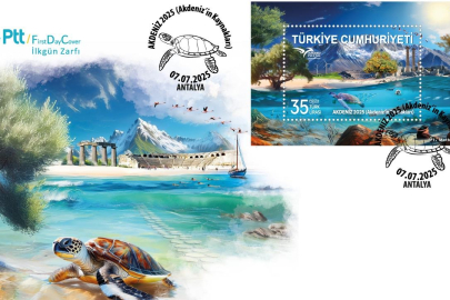 PTT'den 'AKDENİZ 2025' konulu anma pulu ve ilk gün zarfı