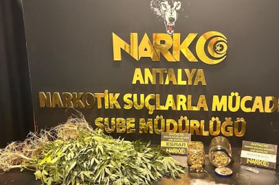 Antalya'da uyuşturucu operasyonlarında 20 tutuklama