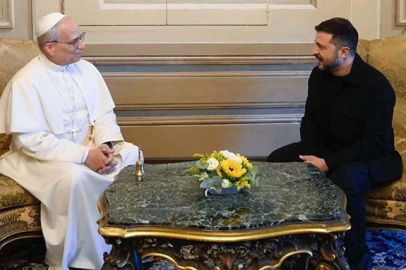 Zelenskiy, Papa 14’üncü Leo ile görüştü
