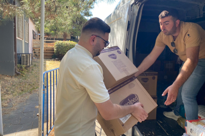 İzmir'deki yangından etkilenen hayvanlara, Bursalılar destek verdi