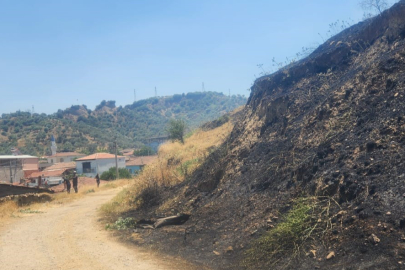 Manisa Turgutlu Derbent’teki yangın büyümeden söndürüldü