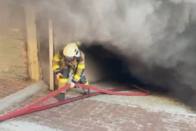 Mardin’de mobilya deposunda yangın