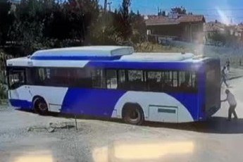 Ankara’da EGO otobüsünde yangın