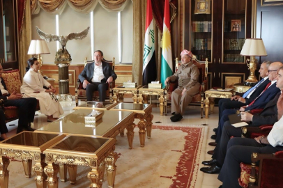 DEM Parti heyeti, KDP Başkanı Barzani ile barış sürecini görüştü