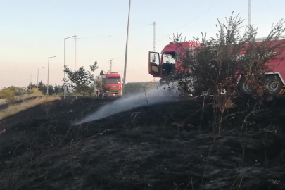 Atatürk Havalimanı'nda otluk alanda çıkan yangın söndürüldü