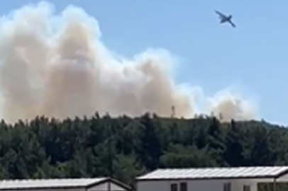 İzmir Urla'da makilik alanda korkutan yangın