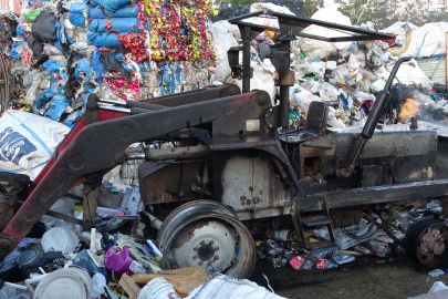 Ordu'da geri dönüşüm tesisindeki yangın söndürüldü