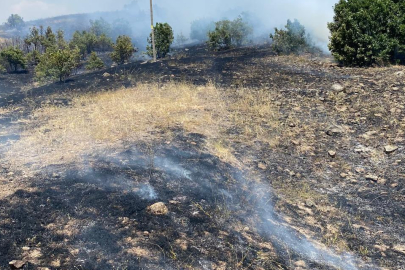 Bingöl'de cam kırığı yangına neden oldu