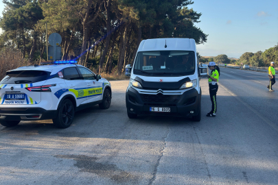 Bursa Karacabey'de 20 servise ceza