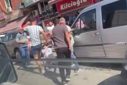 Karabük'te tornavidalı saldırı girişimi kamerada