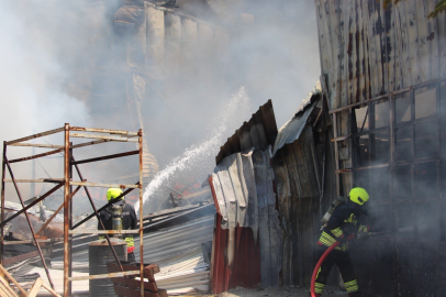 Bolu’daki fabrika yangını kontrol altına alındı