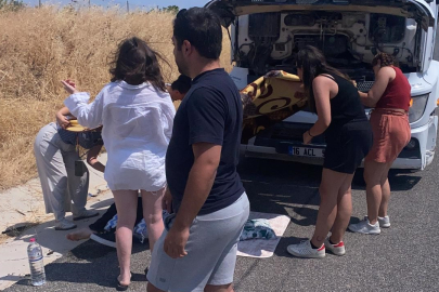 Manisa Kırkağaç'ta feci kaza: 1'i ağır 4 yaralı