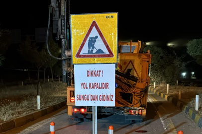 Muş-Havalimanı yolu, yol çalışması nedeniyle trafiğe kapatıldı