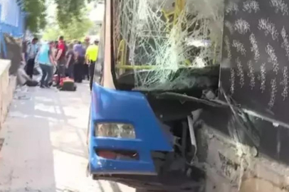 Ankara'da belediye otobüsü kazası! Çok sayıda yaralı var