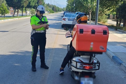 Manisa’da motosiklet denetiminde 3 milyon lirayı aşkın ceza kesildi