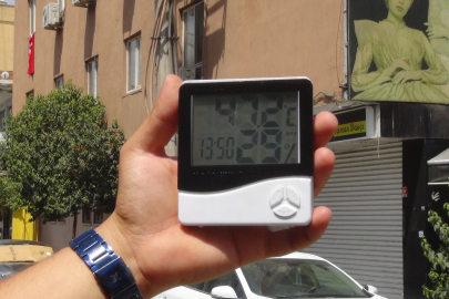 Şırnak Cizre'de termometre 47 dereceyi gösterdi