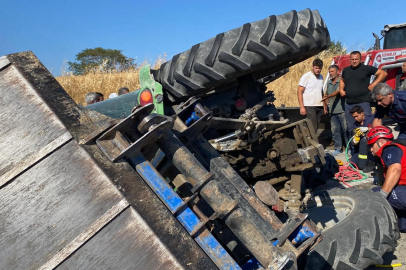 Balıkesir Susurluk’ta traktör kazası: 2 kişi ağır yaralandı