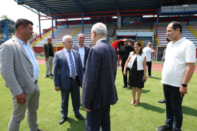 Bursa Büyükşehir, Mustafakemalpaşa İlçe Stadı'nı sil baştan yeniledi