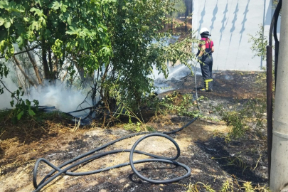 Çorum’da ormanlık alandaki örtü yangını büyümeden söndürüldü