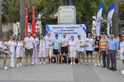 4. Açık Deniz Yüzme Maratonu Mudanya'da neticelendi