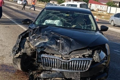 Malatya Doğanşehir’de iki araç çarpıştı: 2 yaralı