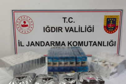 Iğdır'da kaçak sigara ve botoks operasyonu
