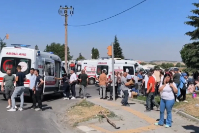 İşçi servisi LPG yüklü tankere çarptı: Çok sayıda yaralı var