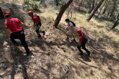 Ormanlık alanda kaybolan Rus turist bulundu