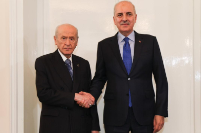 TBMM Başkanı Kurtulmuş'tan MHP Genel Başkanı Bahçeli'ye ziyaret