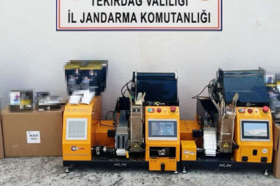 Tekirdağ'da jandarmadan tütün ve makaron operasyonu