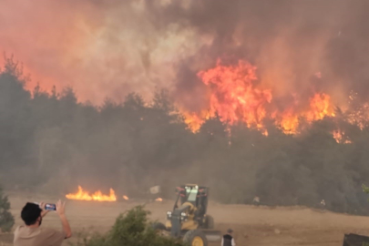 Bilecik'teki orman yangınında alevler Kazancı köyüne ulaştı