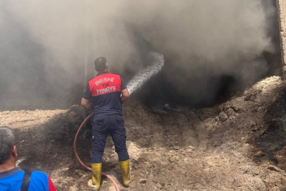 Adıyaman’da çırçır fabrikasında yangın