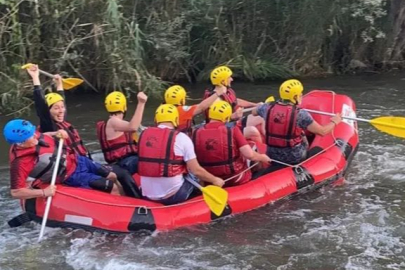 Bursa'daki Orhaneli Rafting Parkuru doğaseverleri ağırlıyor