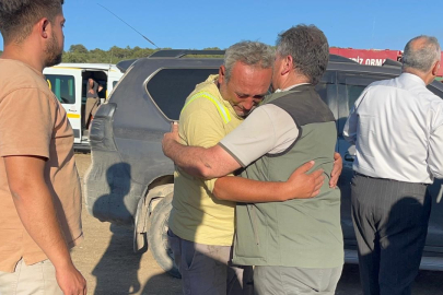 Eskişehir'de alevlerin arasından kurtulduktan sonra ağlayarak müdürüne sarıldı