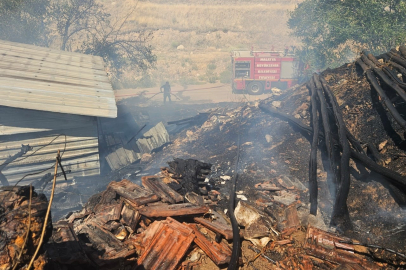 Malatya Akçadağ’da odunluk yangını korkuttu
