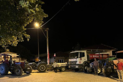 Bursa sınırına yaklaşan yangın nedeniyle alarm!