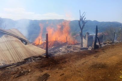 Kastamonu’da ev yangını