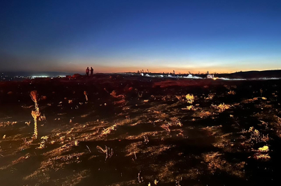 Eskişehir’de çıkan yangın ormana sıçramadan söndürüldü