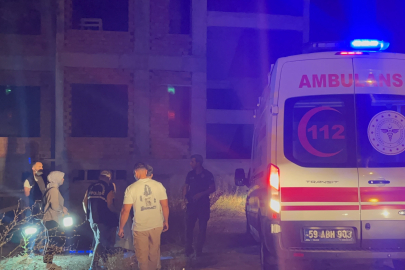 Tekirdağ'da okul inşaatında erkek cesedi bulundu