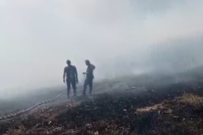 Yozgat'ta anız yangını paniğe neden oldu