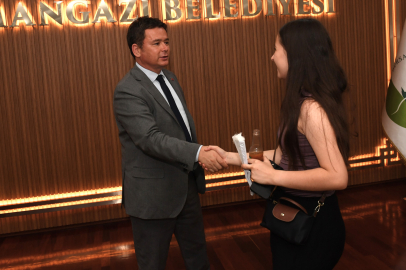 Bosnalı öğrencilerden Bursa'da Başkan Aydın’a ziyaret