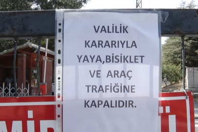 Ankara Eymir Gölü, yangın sonrası ikinci bir duyuruya kadar kapatıldı