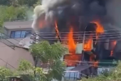 Bursa Çekirge'de korkutan yangın!