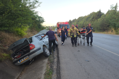 Bursa Kestel'de meydana gelen trafik kazasında iki kişi yaralandı