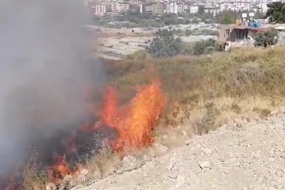 Hatay'da çıkan bahçe yangını büyümeden söndürüldü